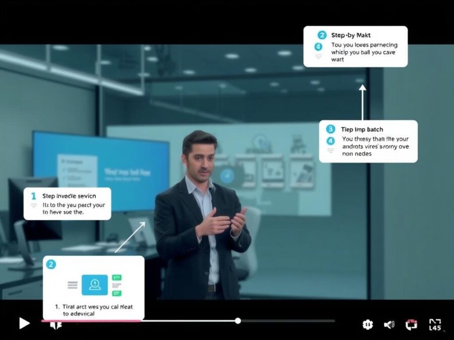 Film szkoleniowy dla pracowników z instrukcjami i objaśnieniami