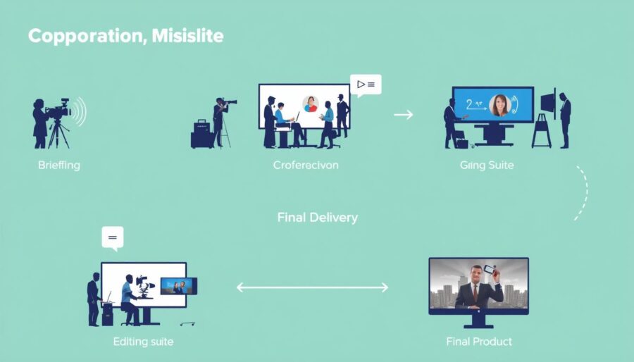Proces produkcji filmu korporacyjnego od briefu do premiery